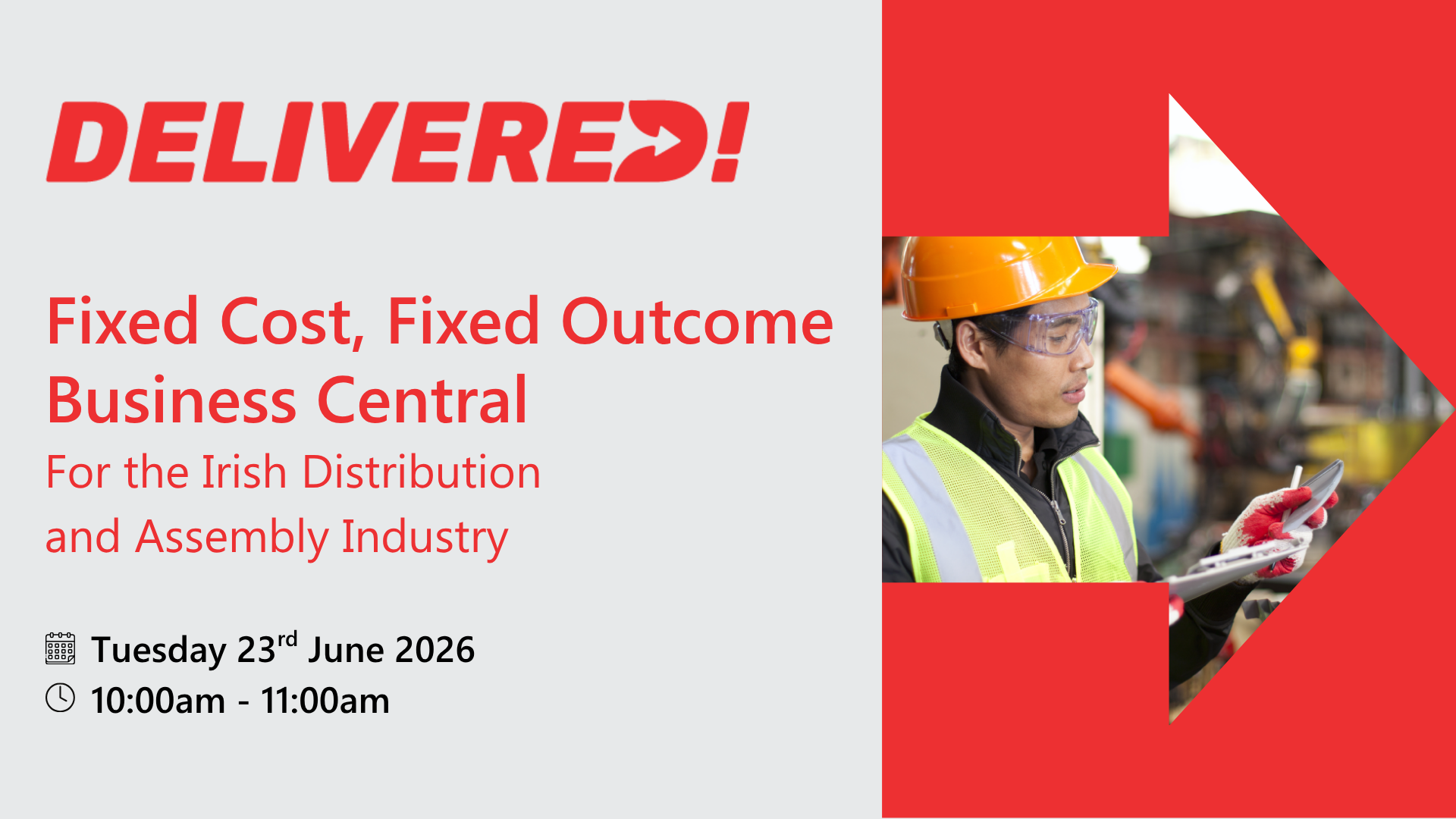 Fixed Cost, Fixed Outcome Business Central For The Irish Distribution and Assembly Industry 