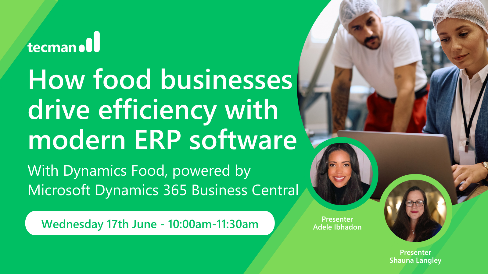 Tecman Dynamics Food Webinar