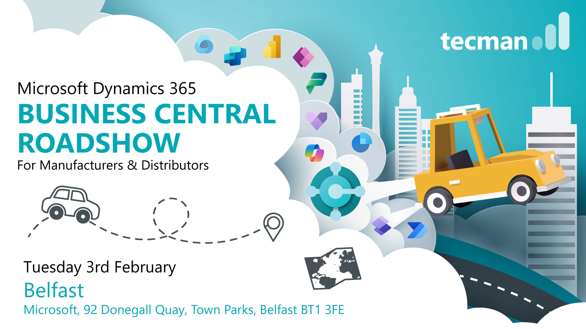 Tecman Business Central Roadshow - Belfast