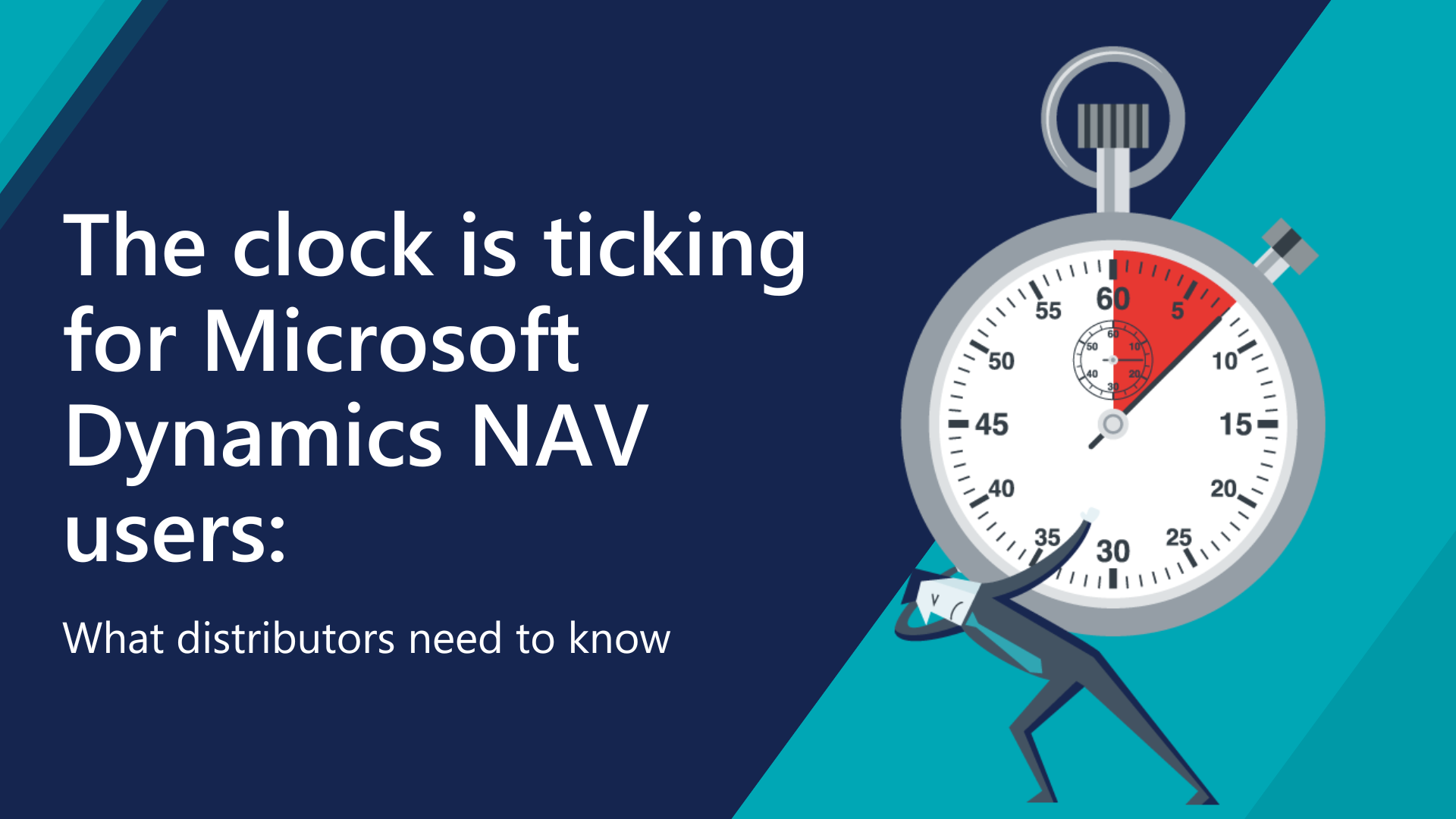 Dynamics NAV out of support man carrying clock time running out