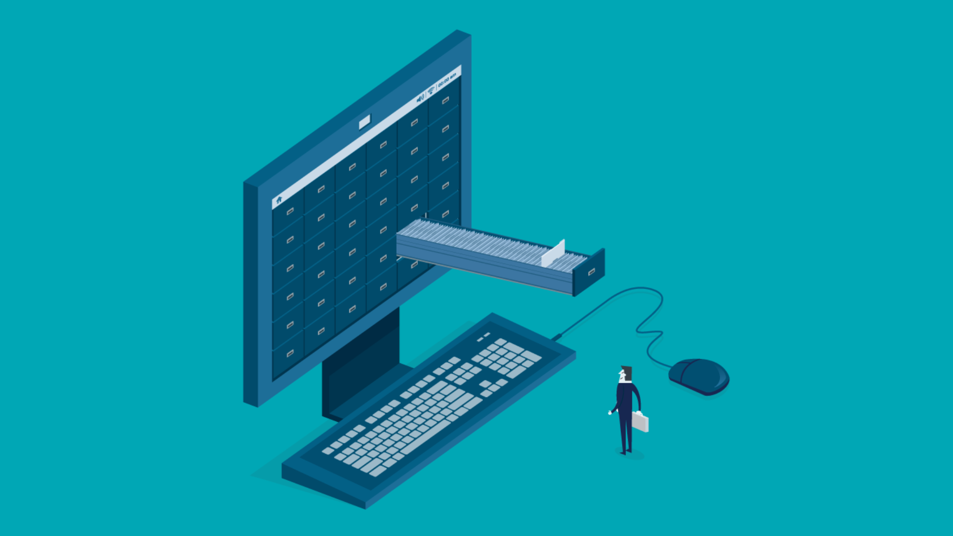 Business Central insights on PC screen