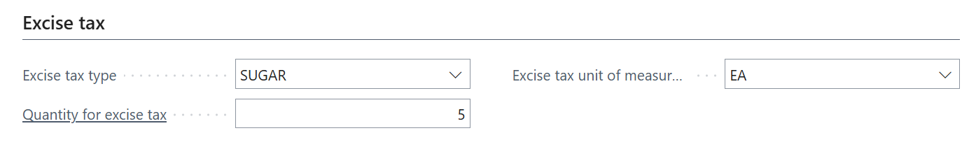 excise tax type BC
