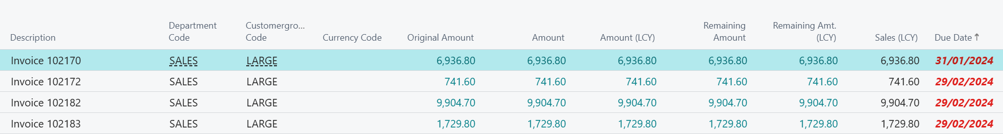 microsoft dynamics 365 business central