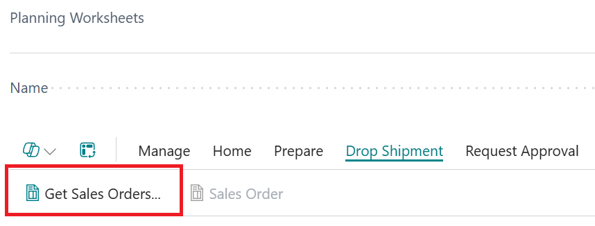 get sales orders business central
