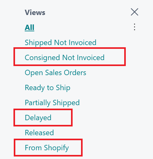 hide list view business central