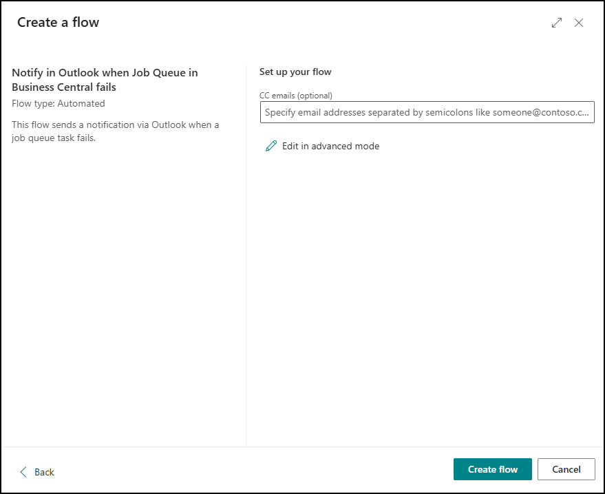 Business Central flows