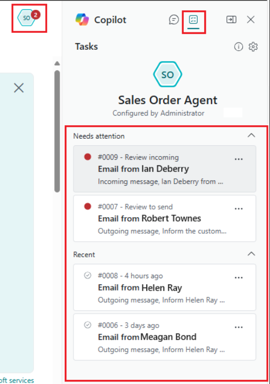 Sales Order Agent business central