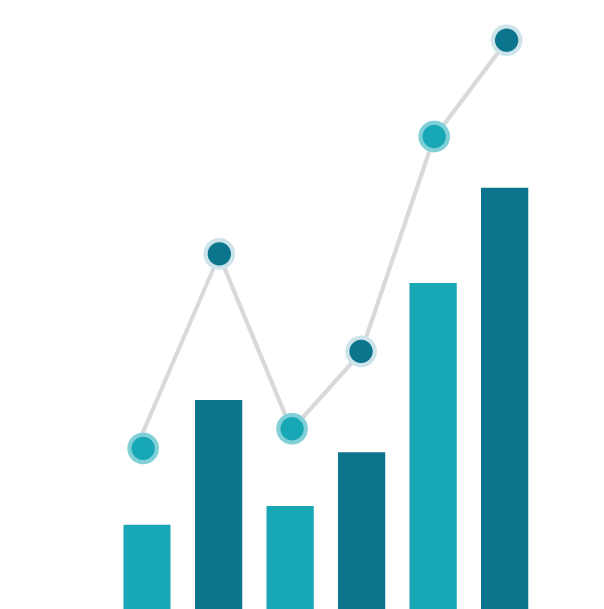 graphic of chart going up