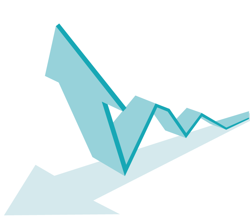 graphic of arrow going up