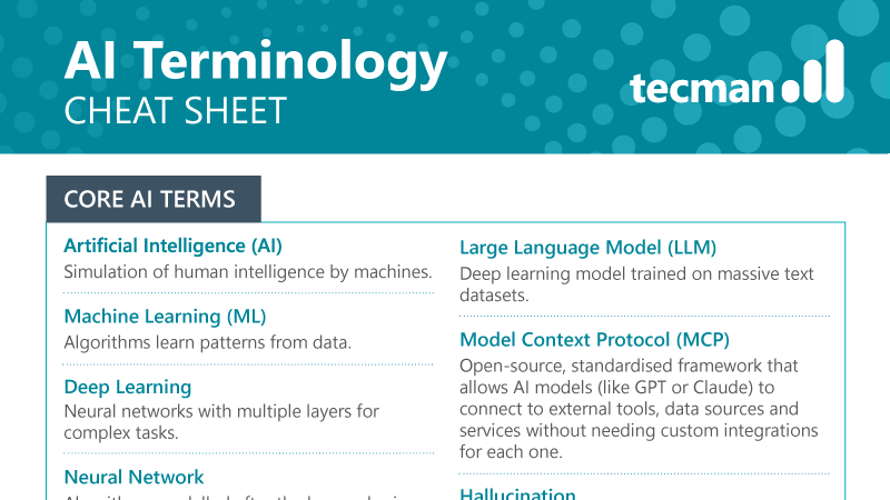 Ai Terminology Cheat Sheet thumbnail