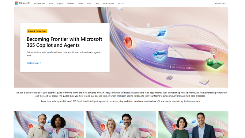 Becoming a Frontier Firm screen shot